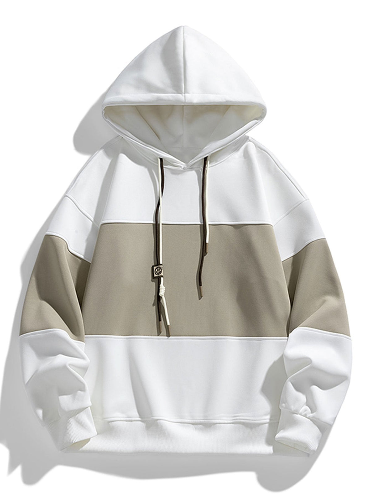 Kaj | Hoodie met kleurvlakken en relaxte pasvorm