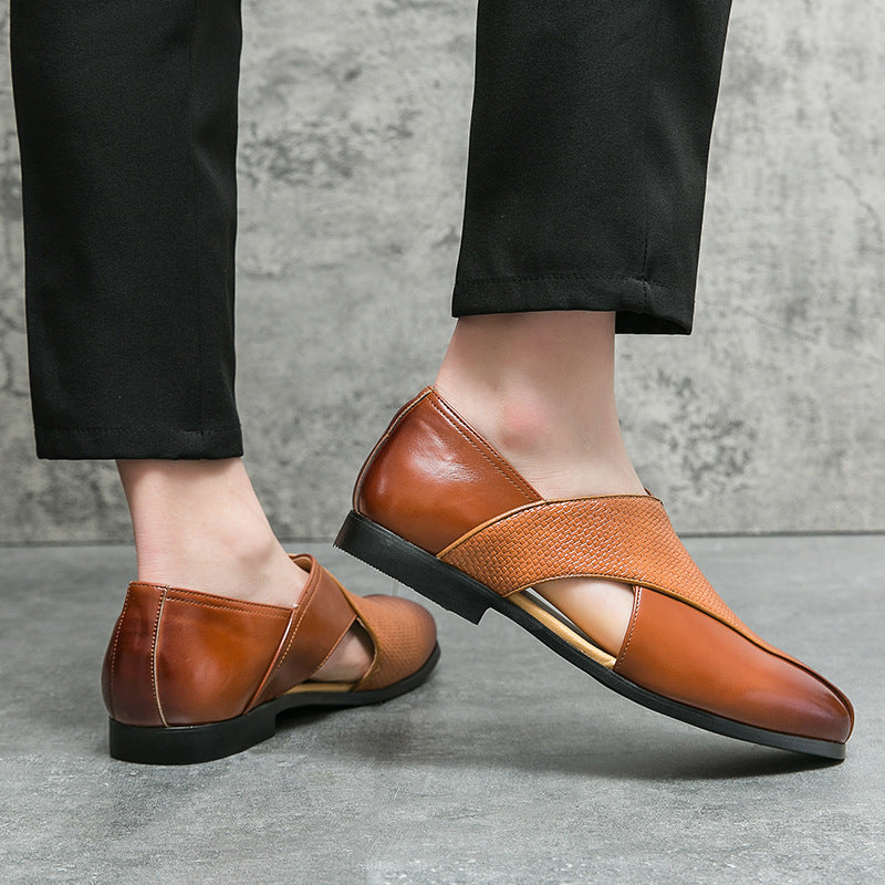 Klaasjan | Leren loafers met vintage look
