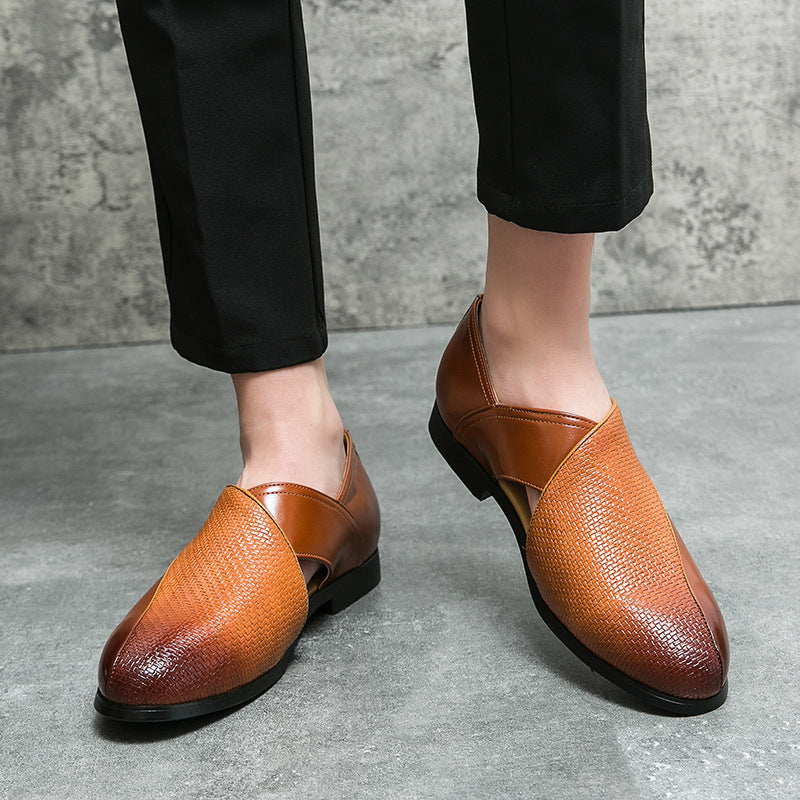 Klaasjan | Leren loafers met vintage look