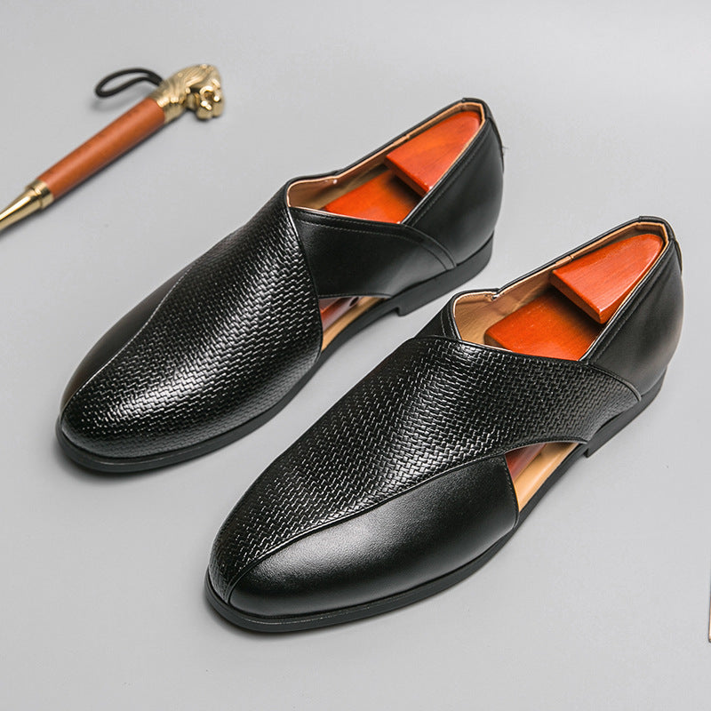 Klaasjan | Leren loafers met vintage look