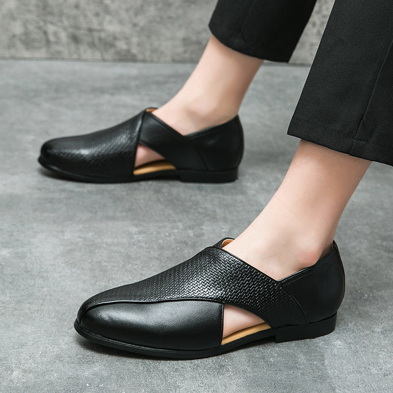 Klaasjan | Leren loafers met vintage look