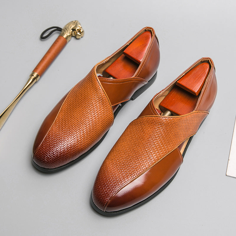 Klaasjan | Leren loafers met vintage look