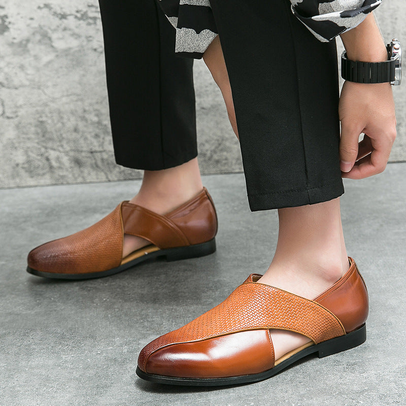 Klaasjan | Leren loafers met vintage look