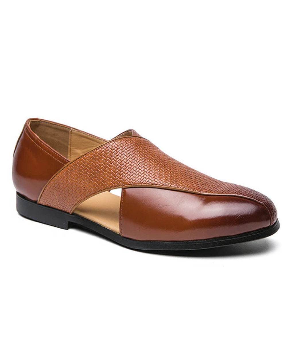 Klaasjan | Leren loafers met vintage look