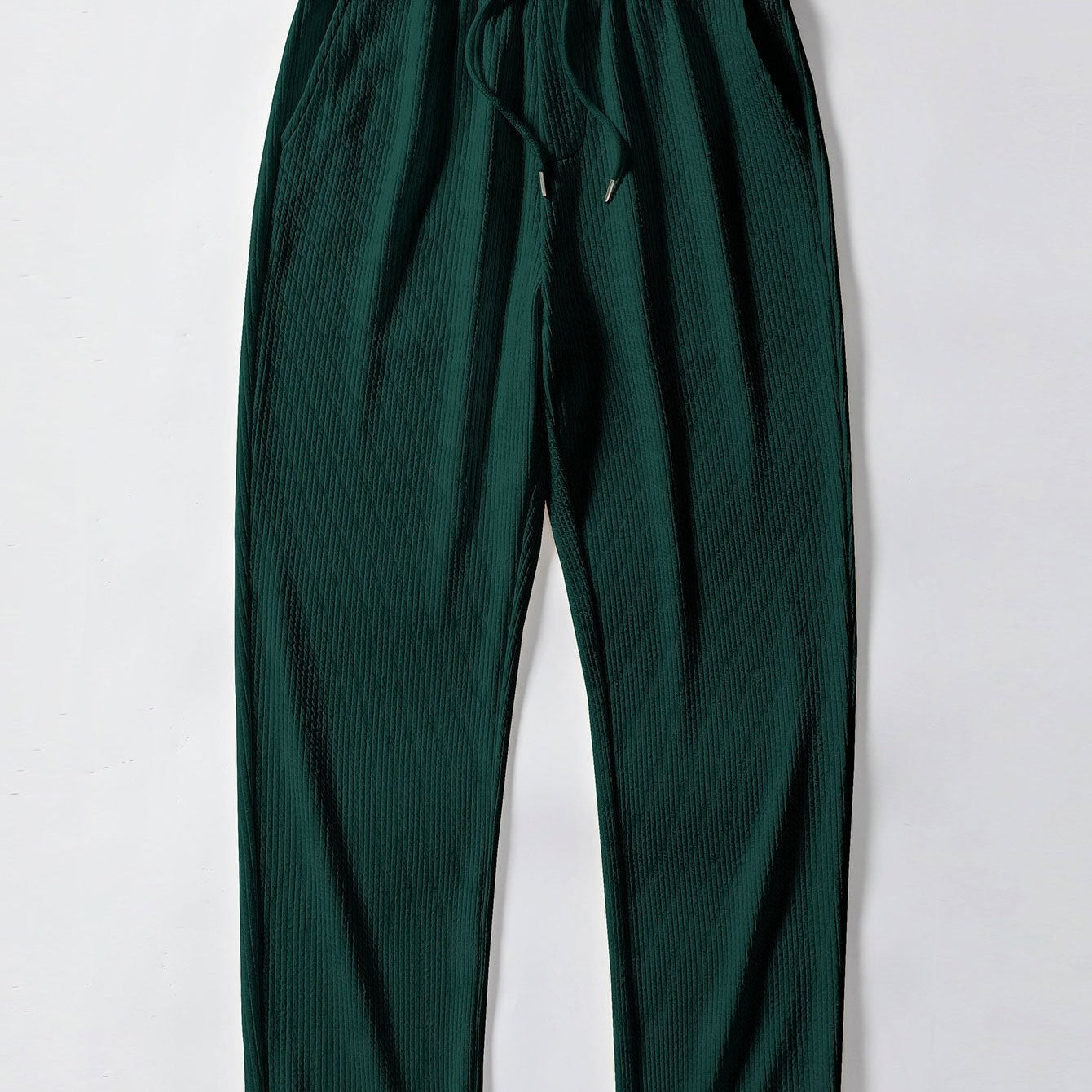 Koen | Geribbelde broek straight leg
