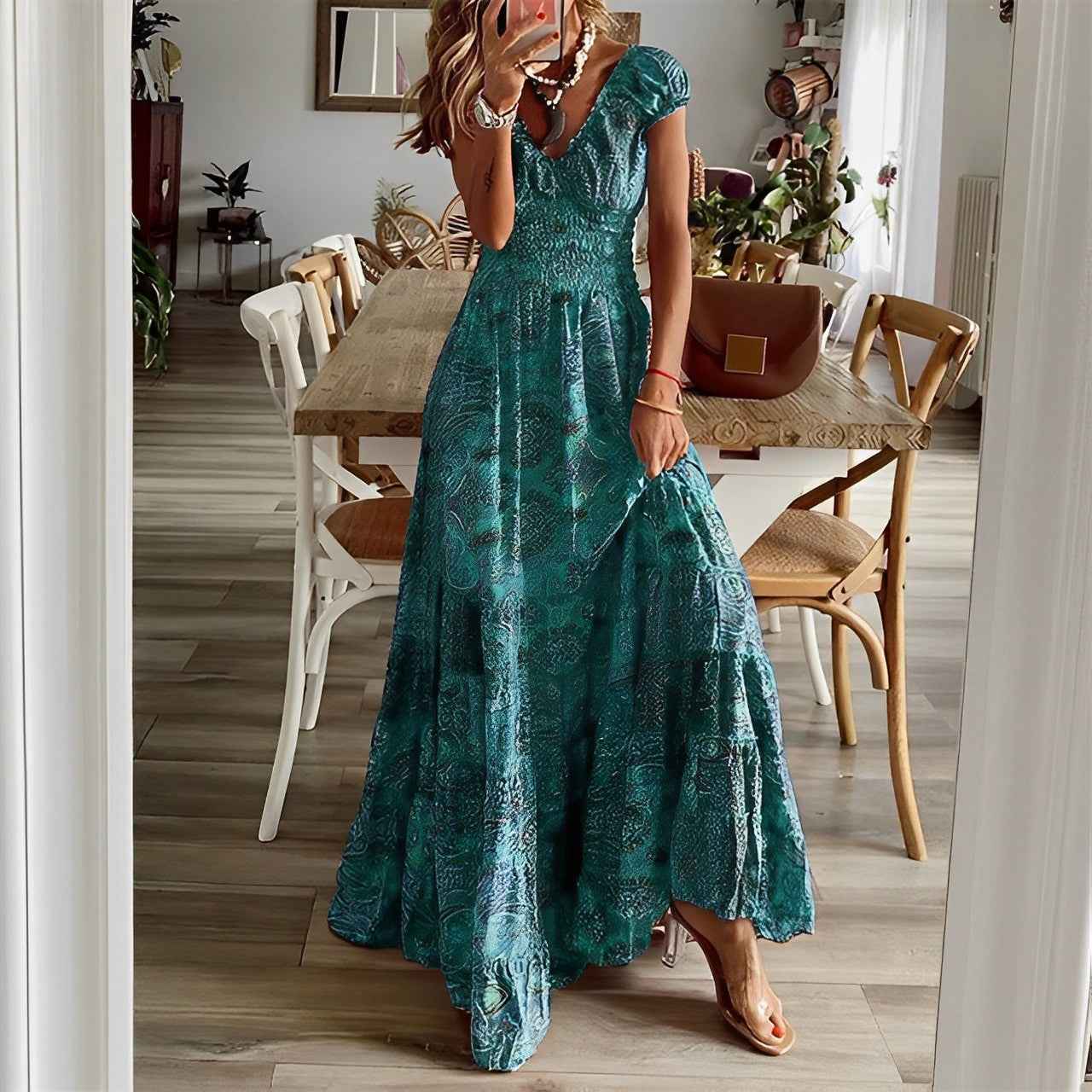 Kaida - Elegante Boho Jurk
