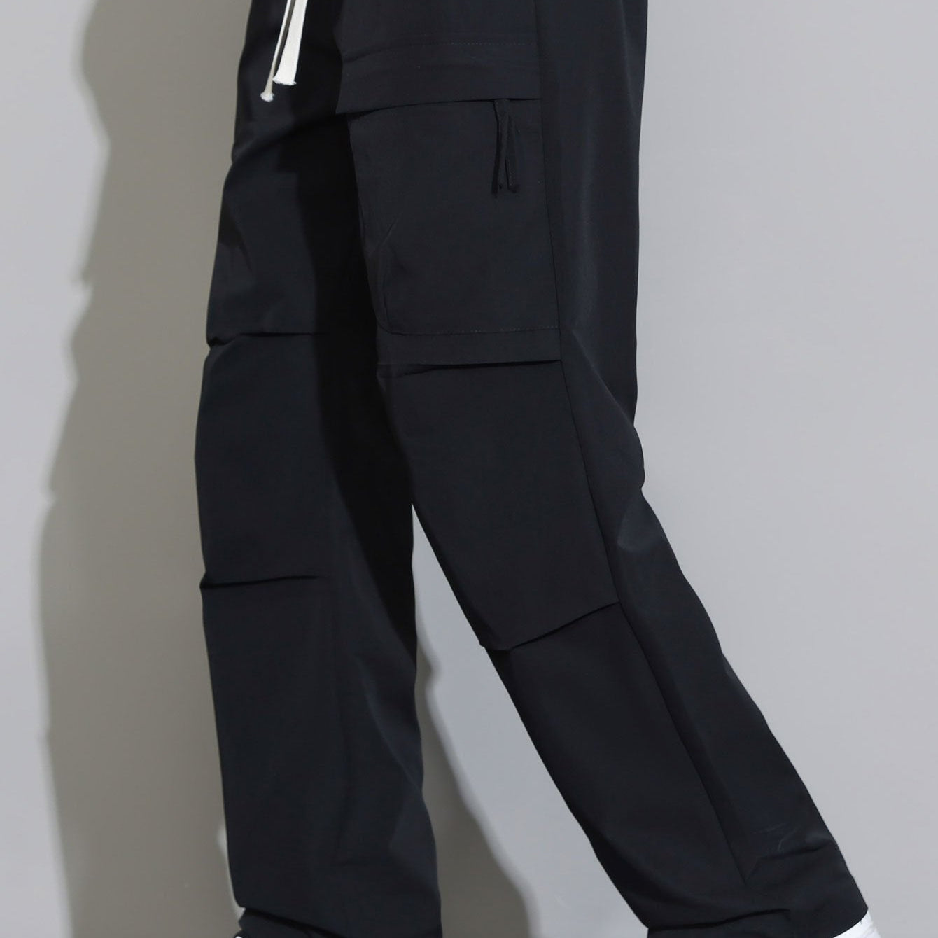 Liam | Pantalon straight leg met trekkoord