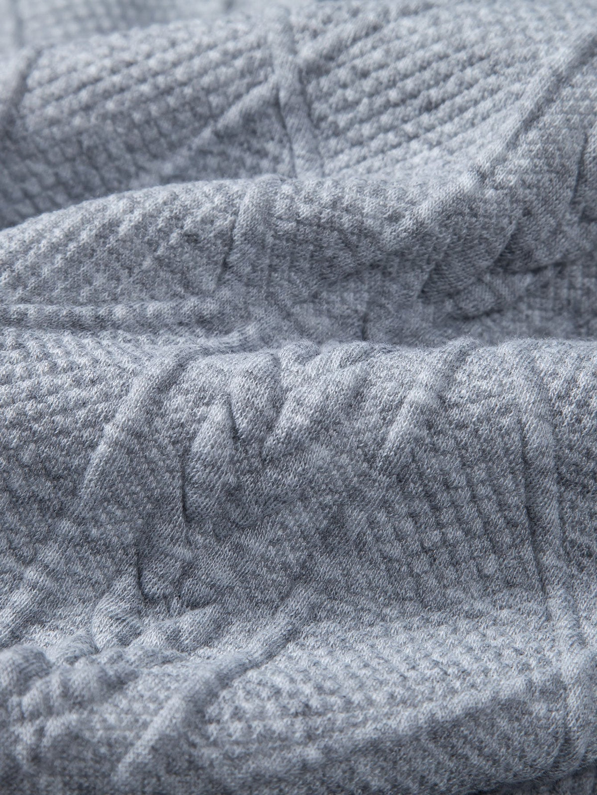 Lodewijk | Hoodie met geometrisch jacquarddessin en relaxte pasvorm