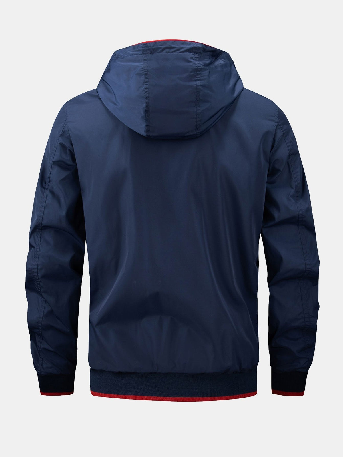 Luuk | Jack met afneembare capuchon in contrasterende kleur
