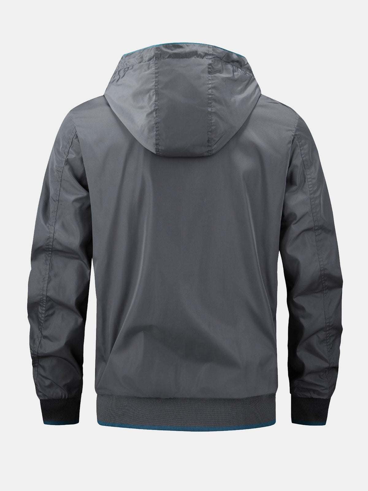 Luuk | Jack met afneembare capuchon in contrasterende kleur