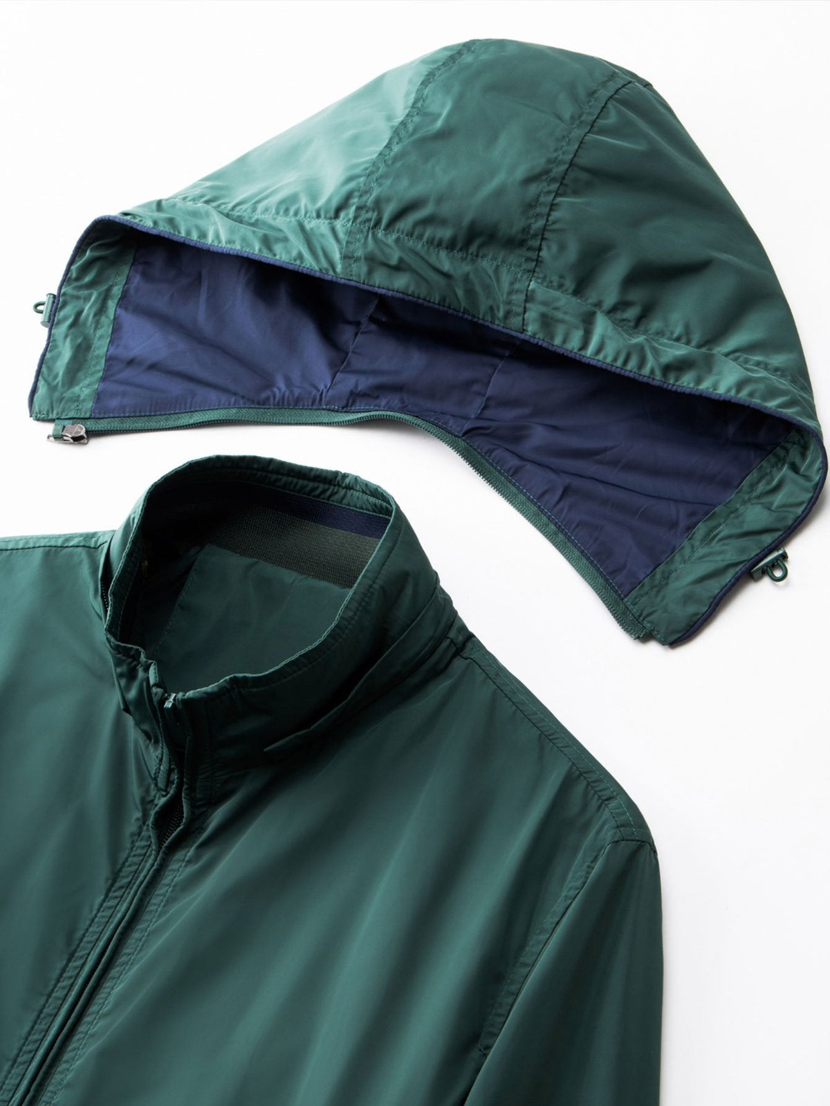 Luuk | Jack met afneembare capuchon in contrasterende kleur