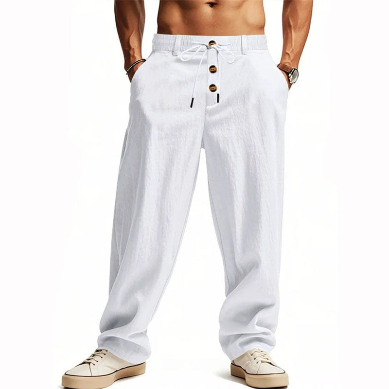 George | Losse broek met knoopsluiting