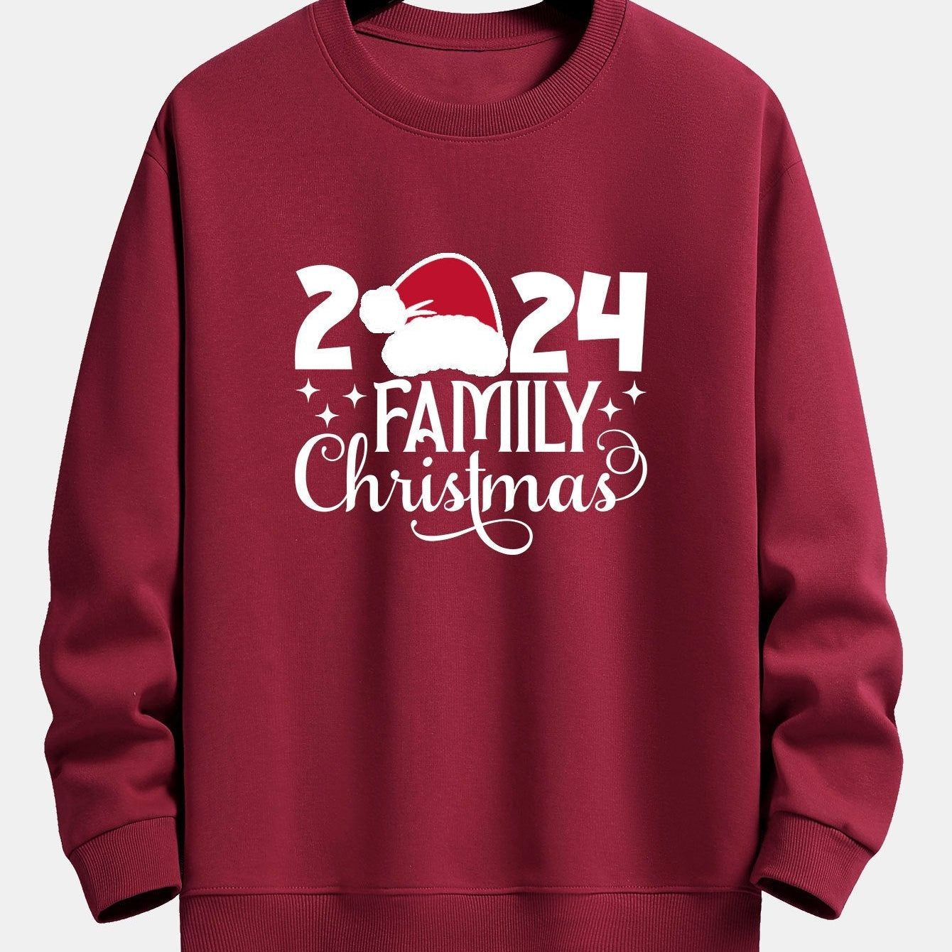 Matthijs | Familiesweater met kerstprint en relaxte pasvorm