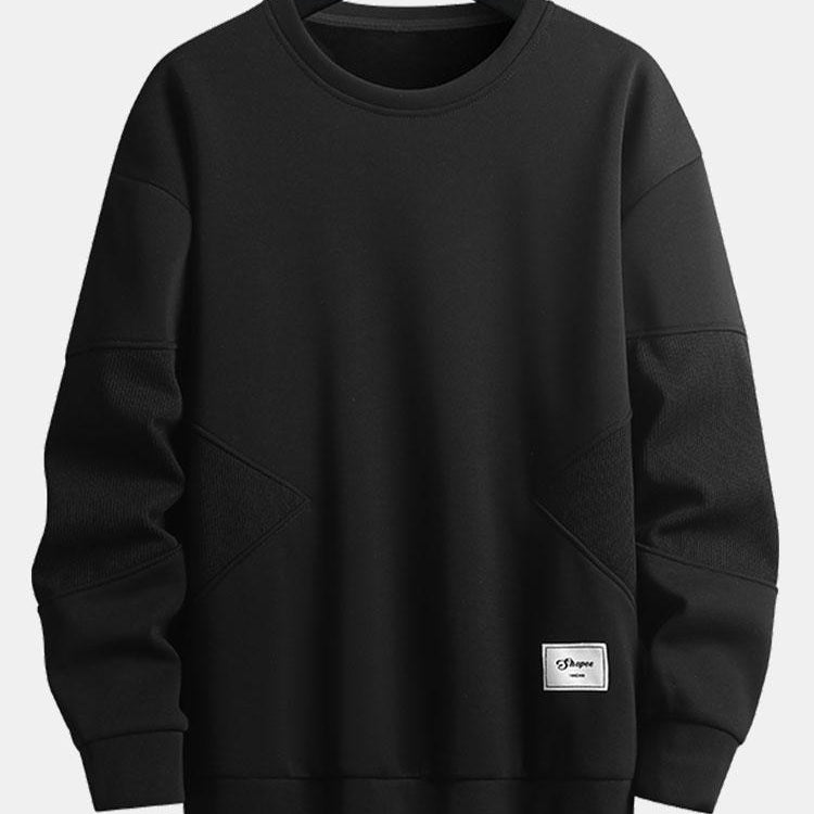 Max | Sweater met structuurmix en ronde hals