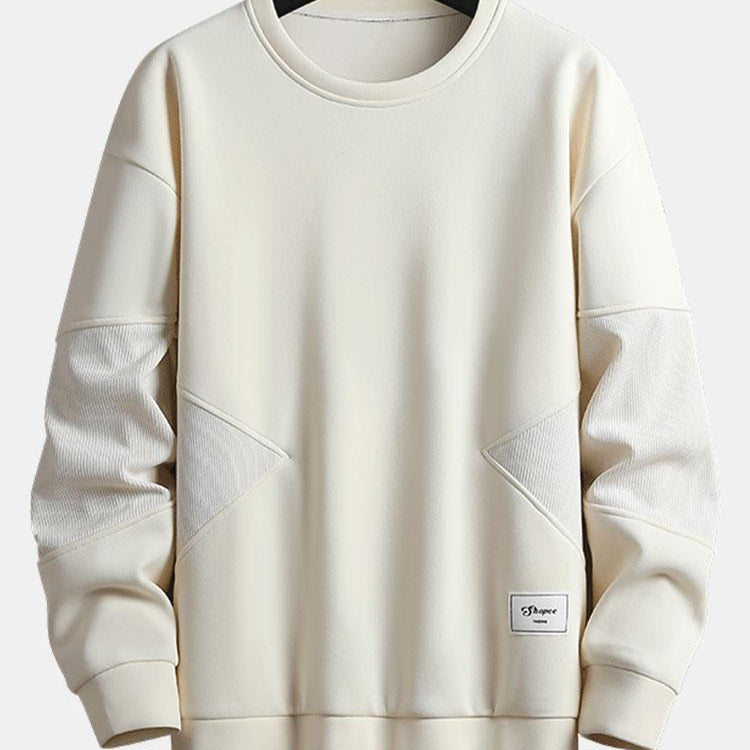 Max | Sweater met structuurmix en ronde hals
