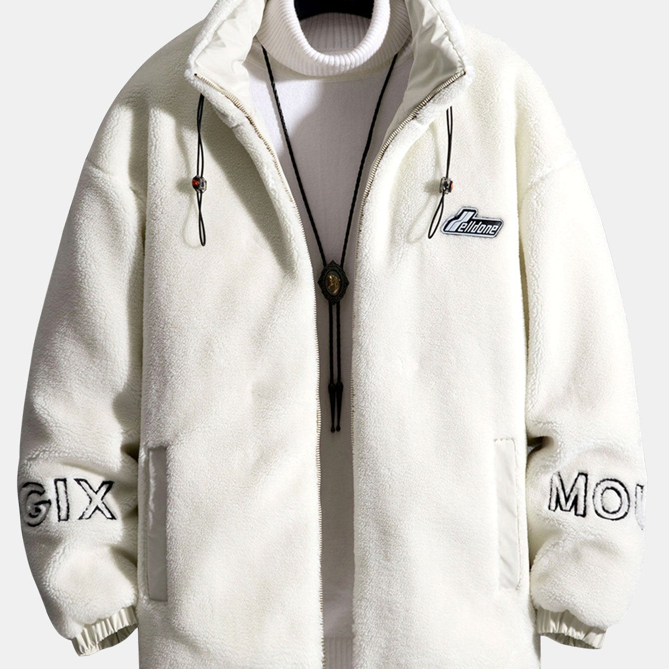 Mees | Teddyfleece jack met rits