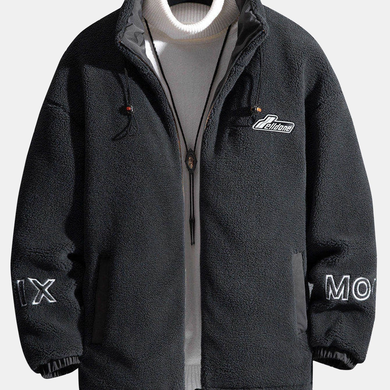 Mees | Teddyfleece jack met rits