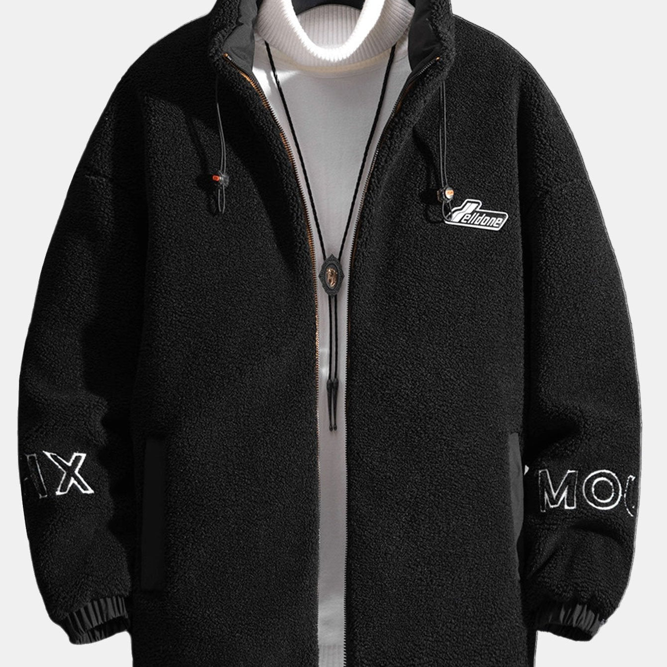 Mees | Teddyfleece jack met rits