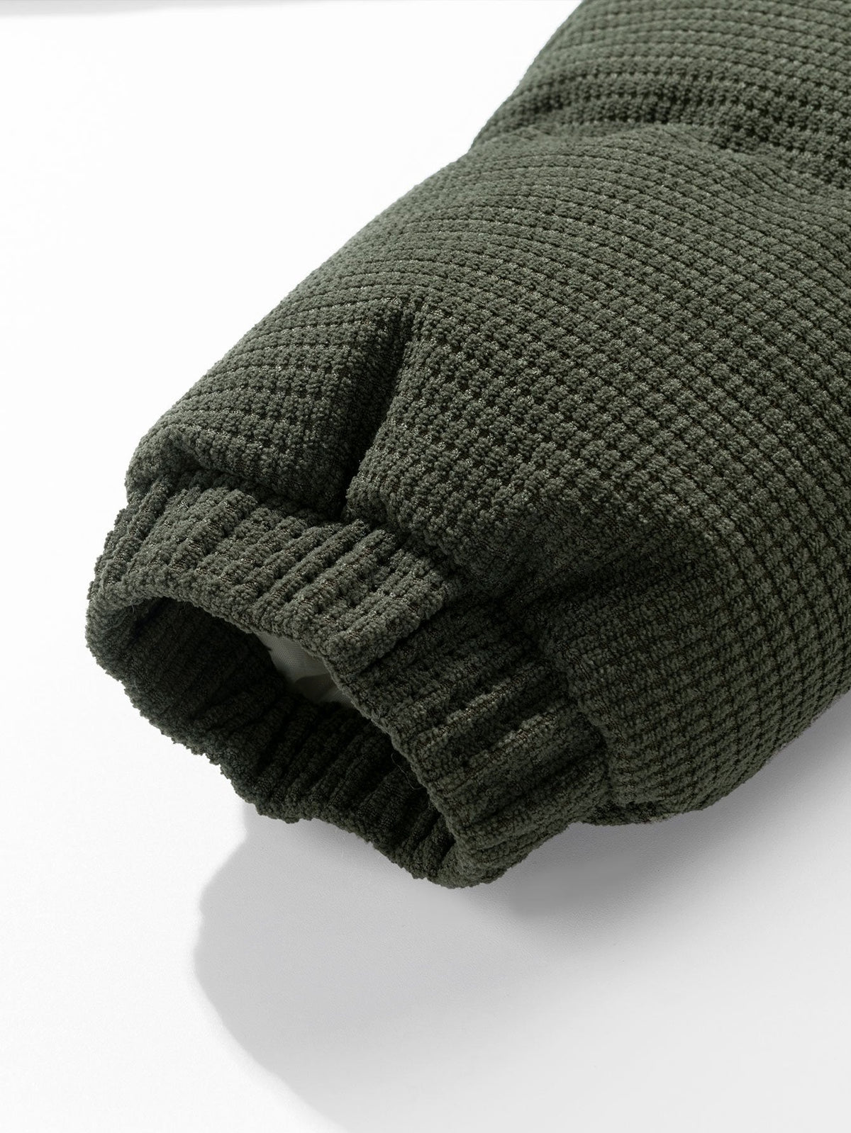 Michael | Corduroy puffer jas met capuchon