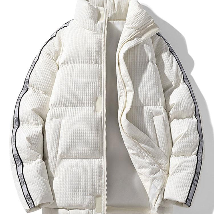 Niels | Puffer jas met wafelstructuur