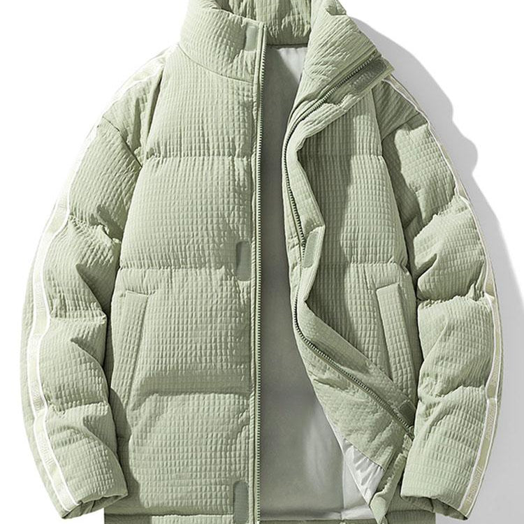 Niels | Puffer jas met wafelstructuur