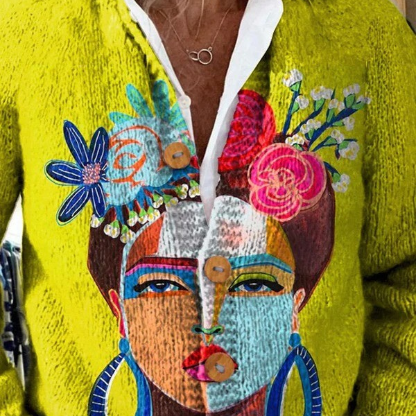 Nine | Portret kunstprint vest