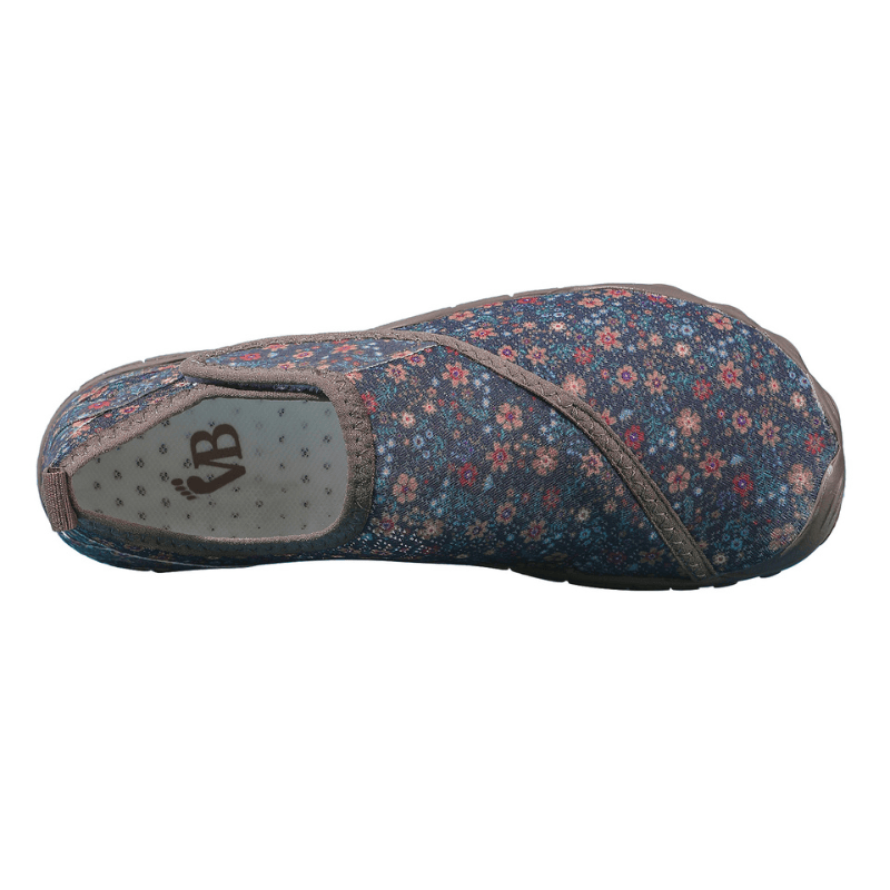 Noor | Bloemenprint marine