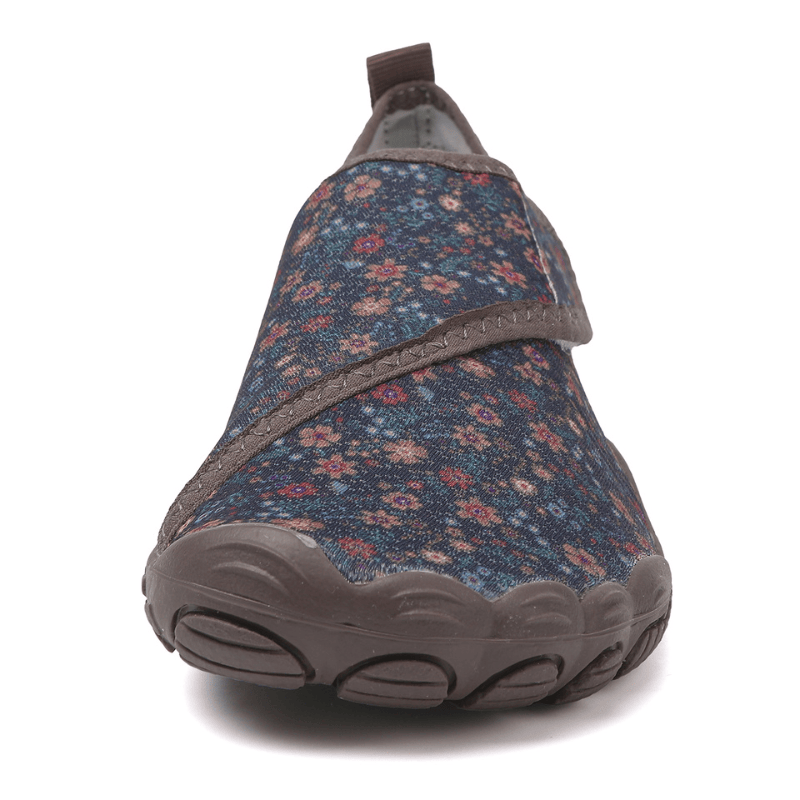 Noor | Bloemenprint marine