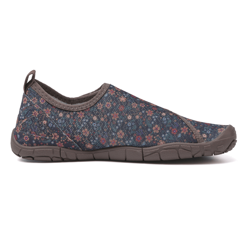 Noor | Bloemenprint marine