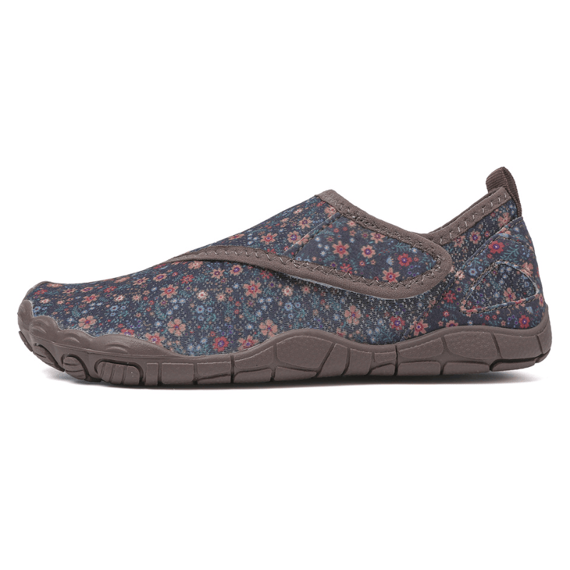 Noor | Bloemenprint marine