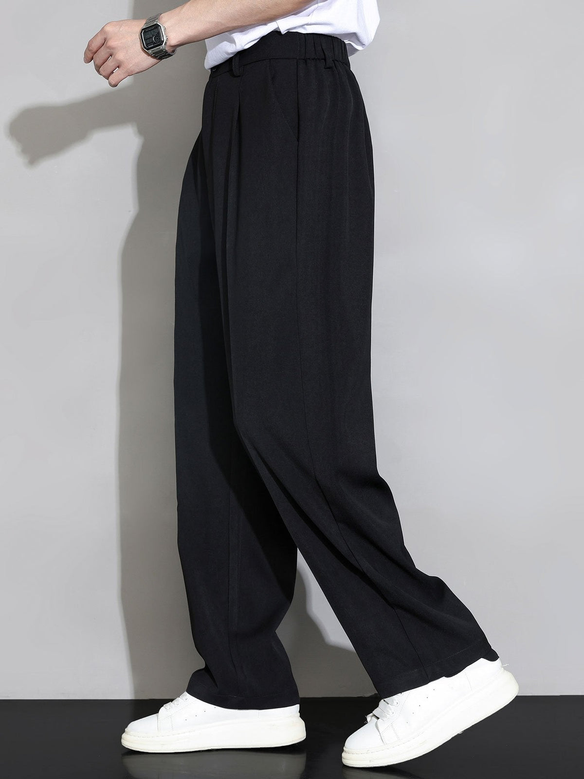 Noud | Pantalon relax fit straight leg