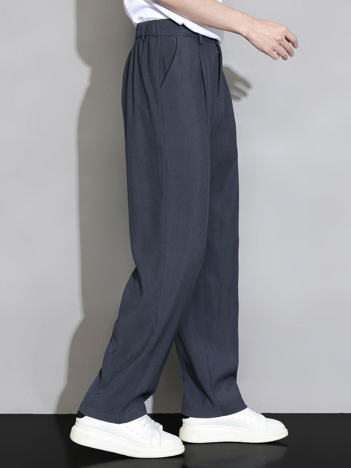 Noud | Pantalon relax fit straight leg
