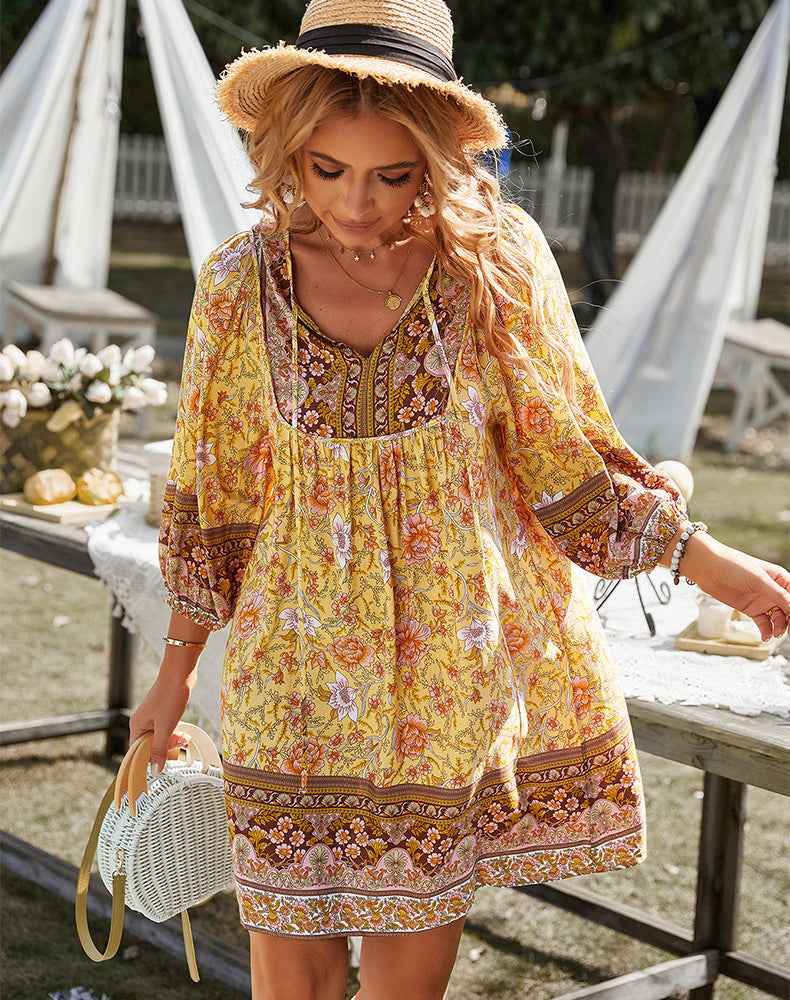 Briseis - Boheemse Tuniek Jurk