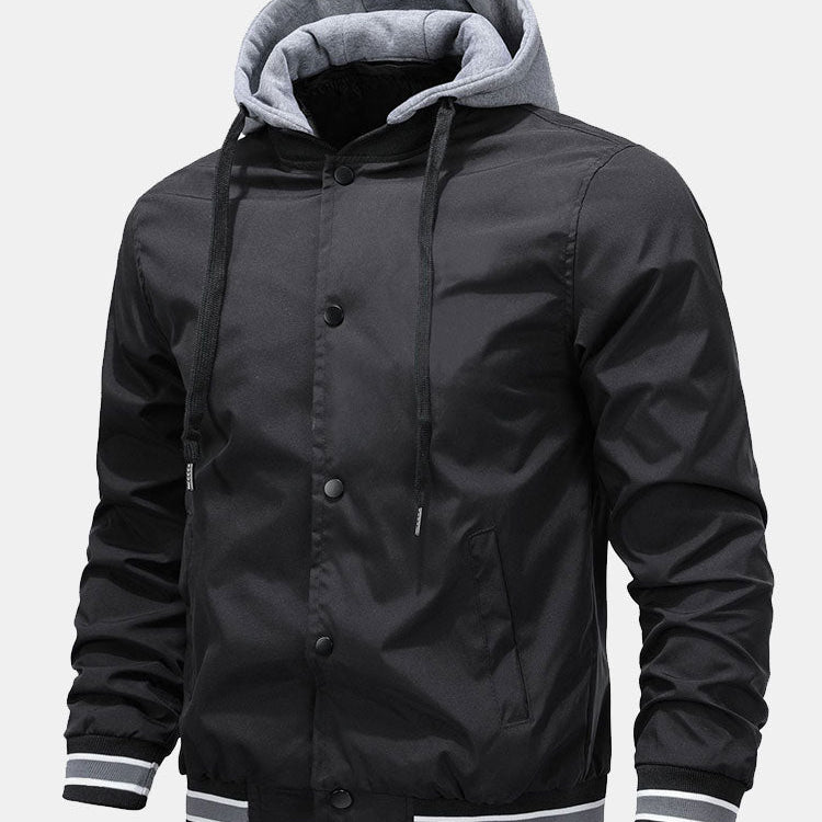 Onno | Bomber jack met afneembare capuchon