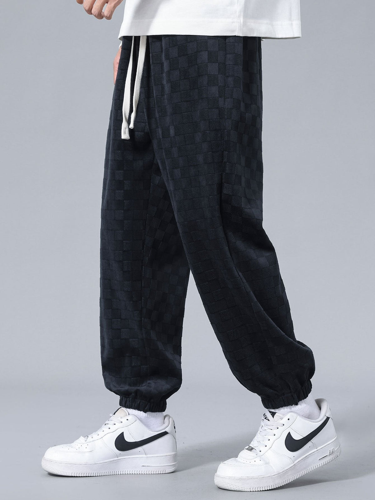 Oscar | Joggingbroek met ruitpatroon