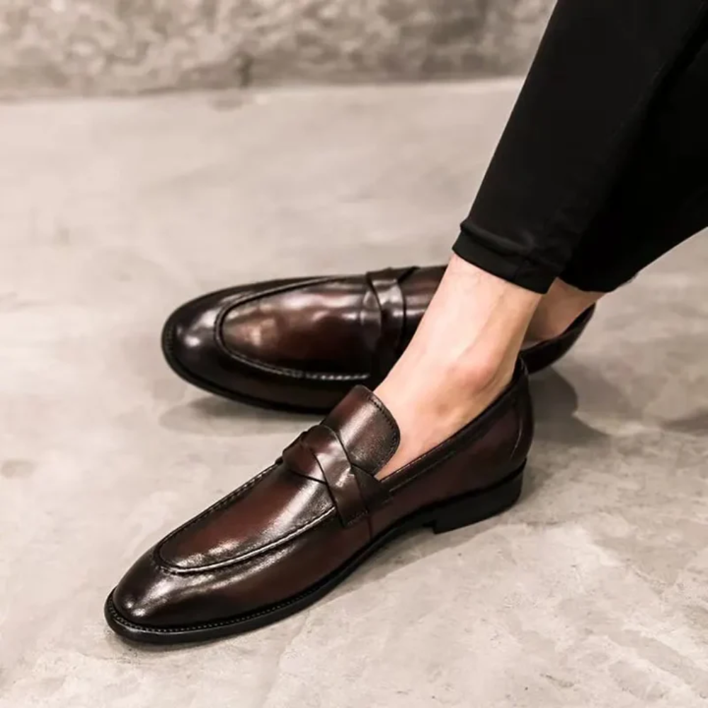 Otmar | Nette leren penny loafers