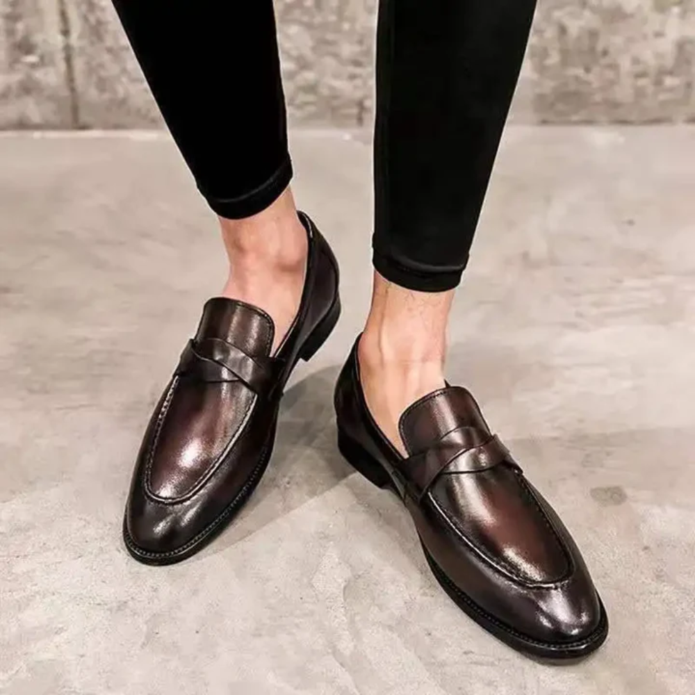 Otmar | Nette leren penny loafers