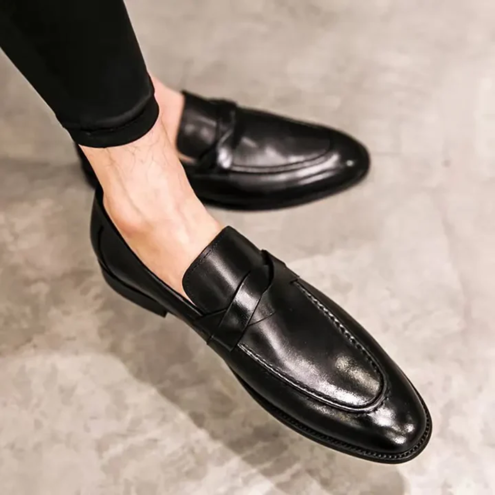 Otmar | Nette leren penny loafers