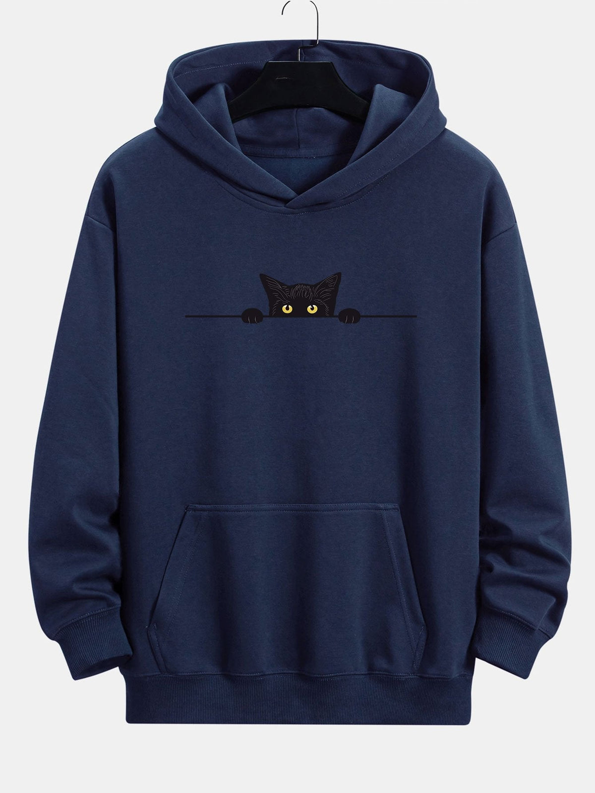 Otto | Hoodie met zwarte kattenprint en relaxte pasvorm