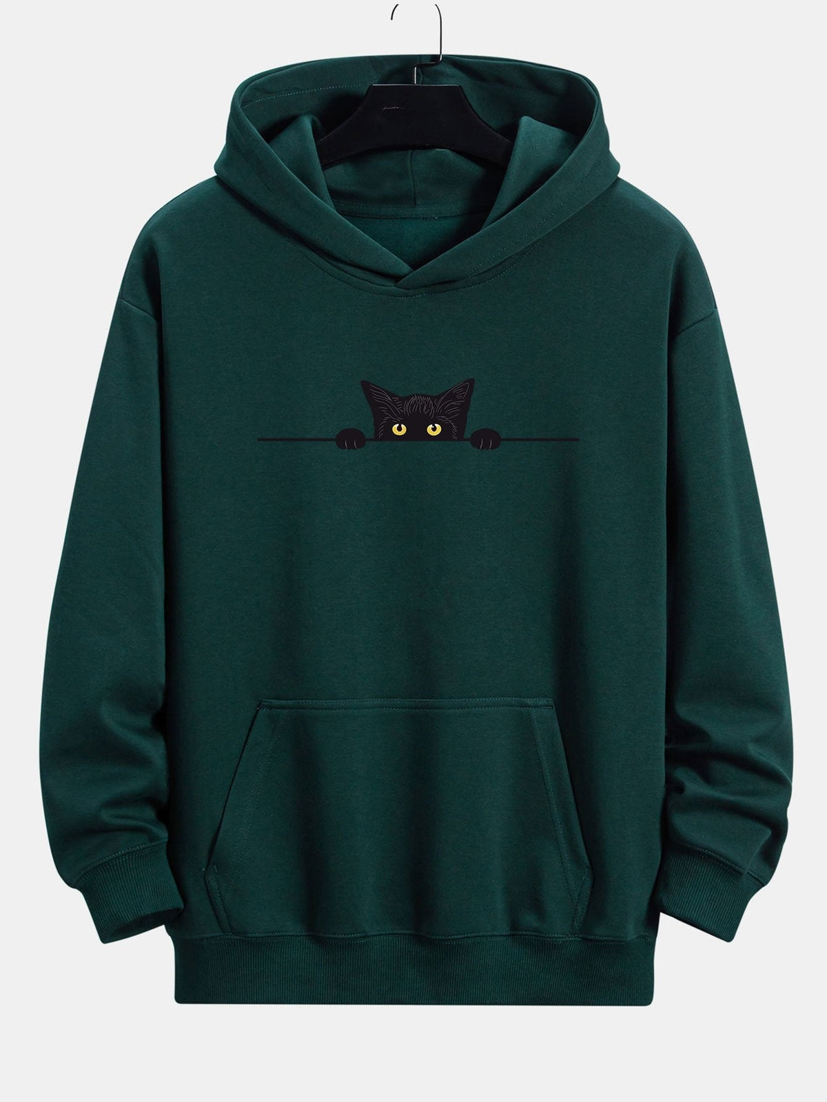 Otto | Hoodie met zwarte kattenprint en relaxte pasvorm