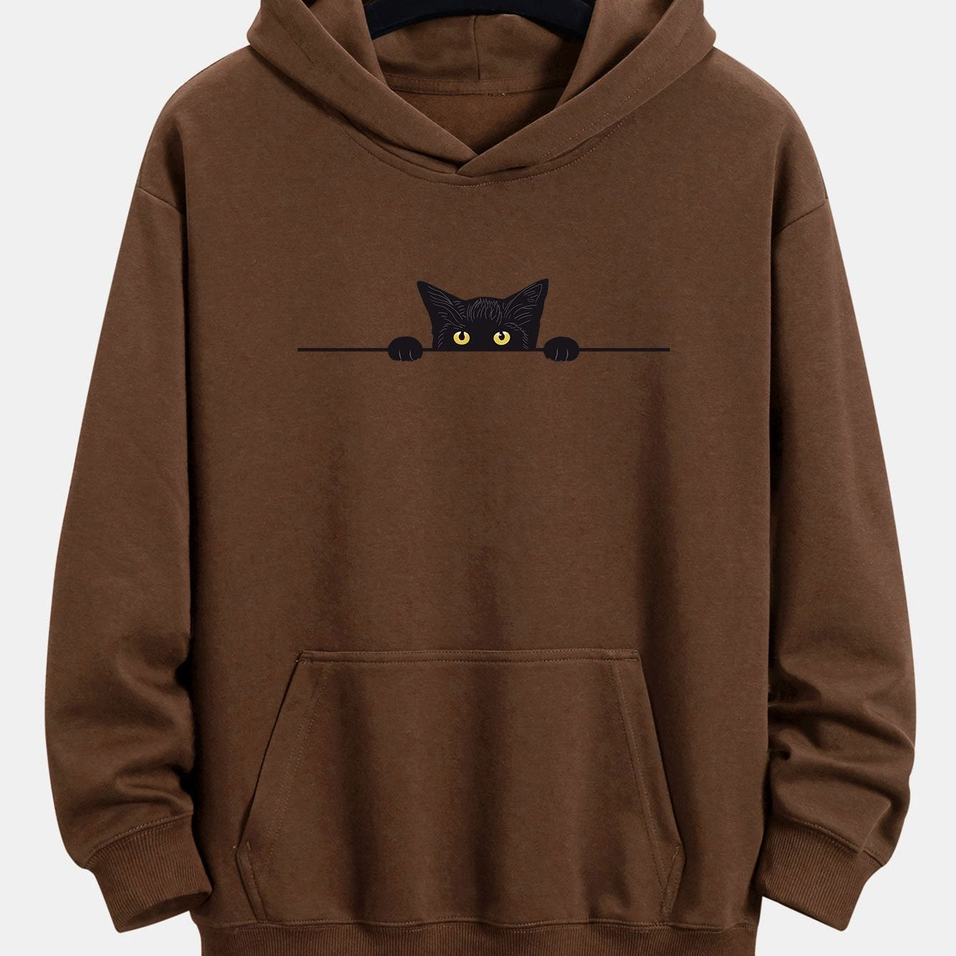 Otto | Hoodie met zwarte kattenprint en relaxte pasvorm