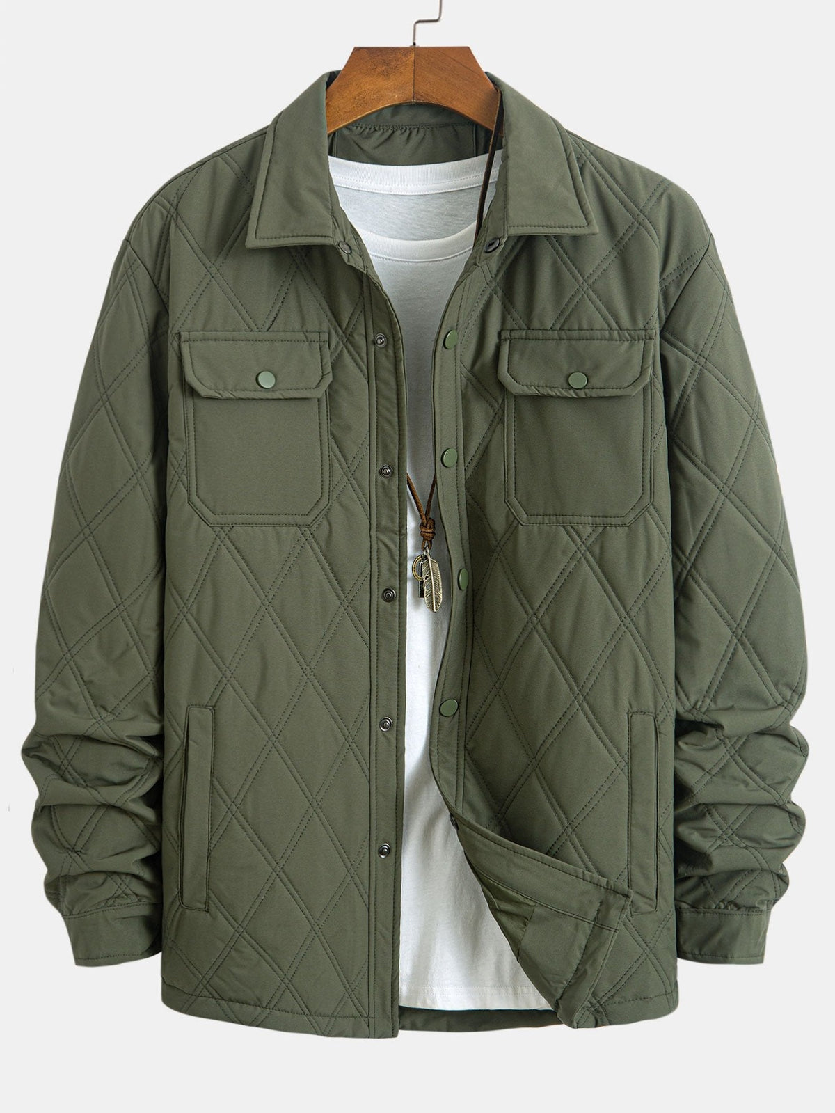 Pim | Winddicht corduroy baseball jack met knoopsluiting