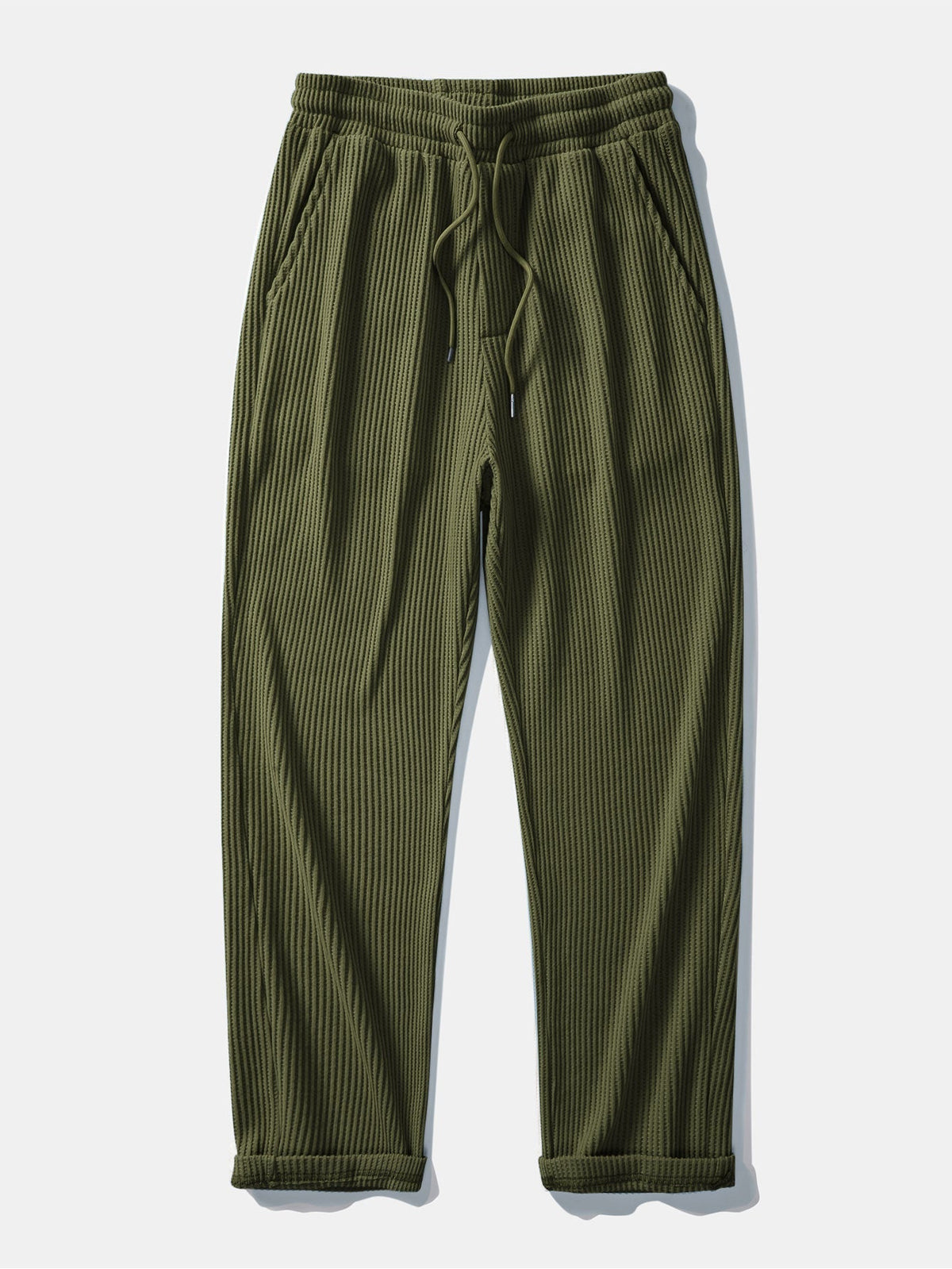 Quinten | Waffle broek met trekkoord