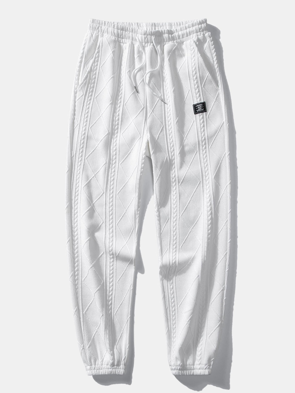 Raoul | Jacquard joggingbroek geometrisch
