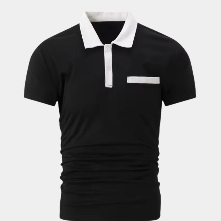 Raoul | Polo met contrastkraag