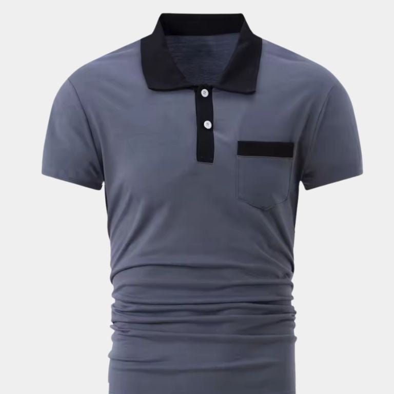 Raoul | Polo met contrastkraag