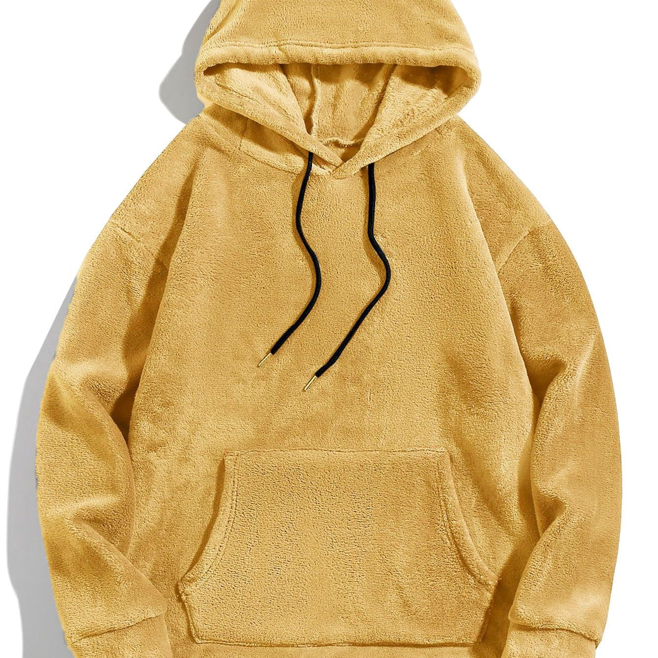 Reinier | Hoodie van teddyfleece met oortjes en relaxte pasvorm