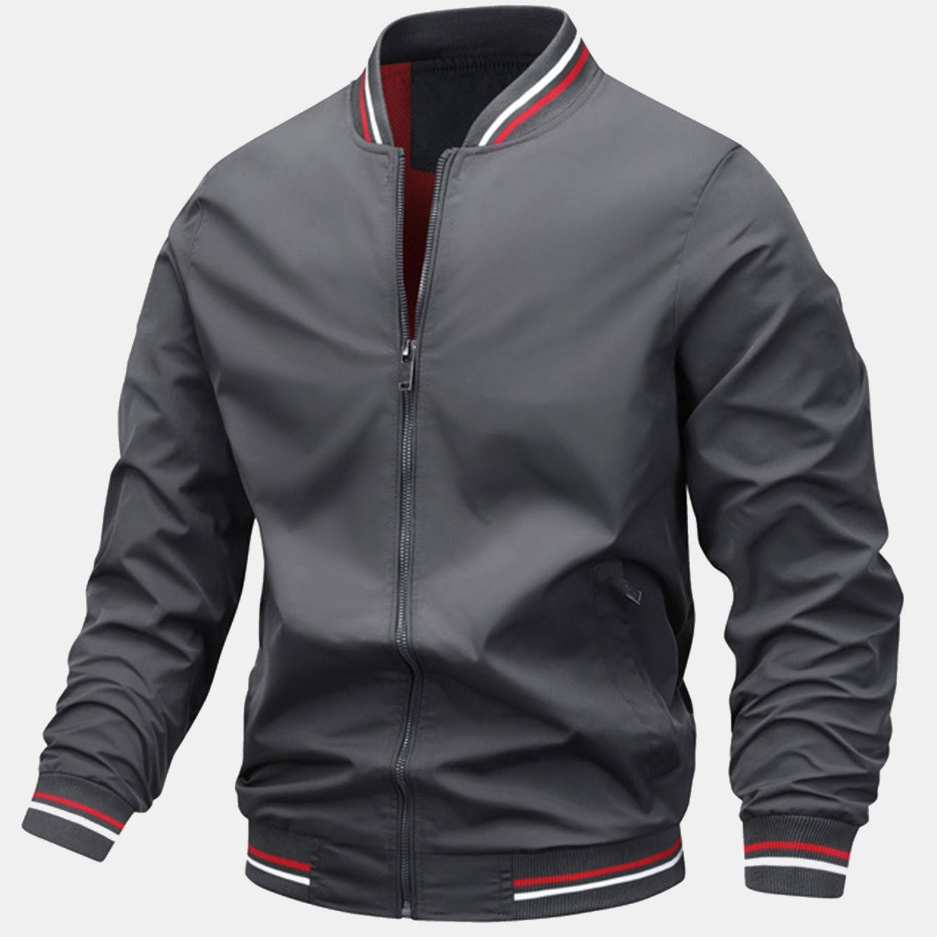Reinout | Bomber jack met doorlopende rits
