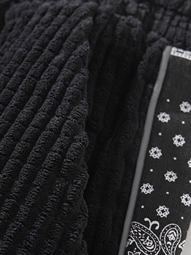 Roel | Corduroy broek met paisley print