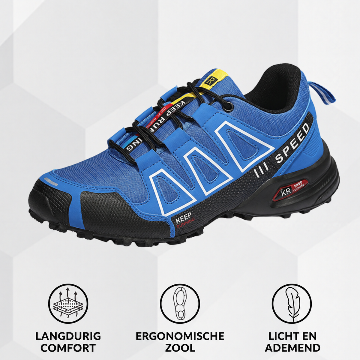 Roos | Ergonomische Comfort-Wandelschoen – Stevige grip en alledaags comfort